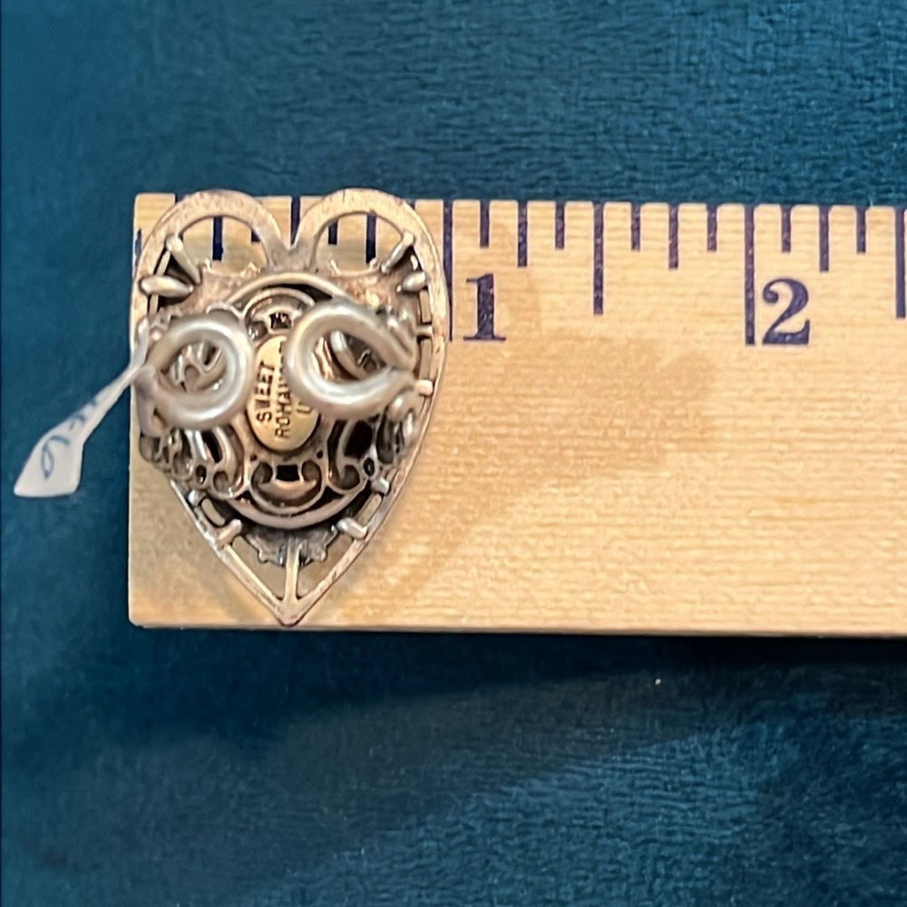 SWEET ROMANCE RENAISSANCE HEART RING - Picture 7 of 9